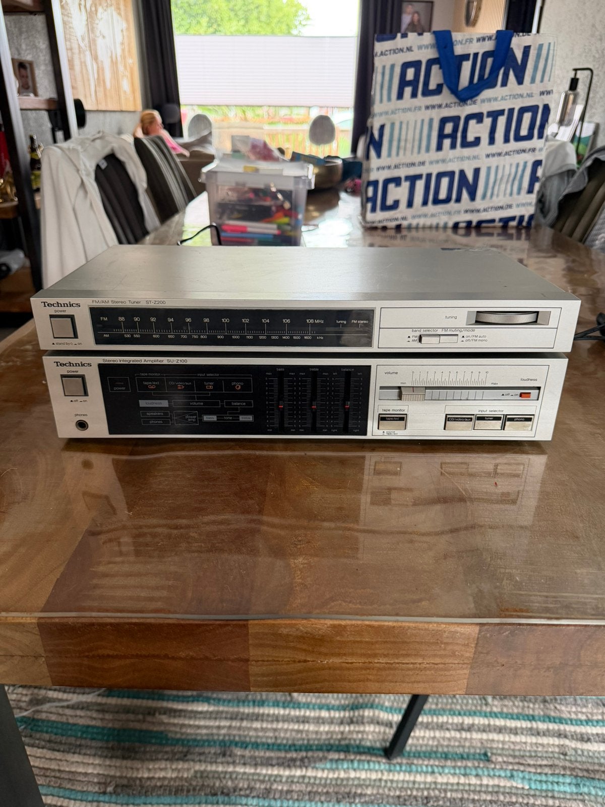 Technics SU-Z100 versterker en tuner ST-Z200 vintage, Ophalen of Verzenden, Zo goed als nieuw, Overige merken