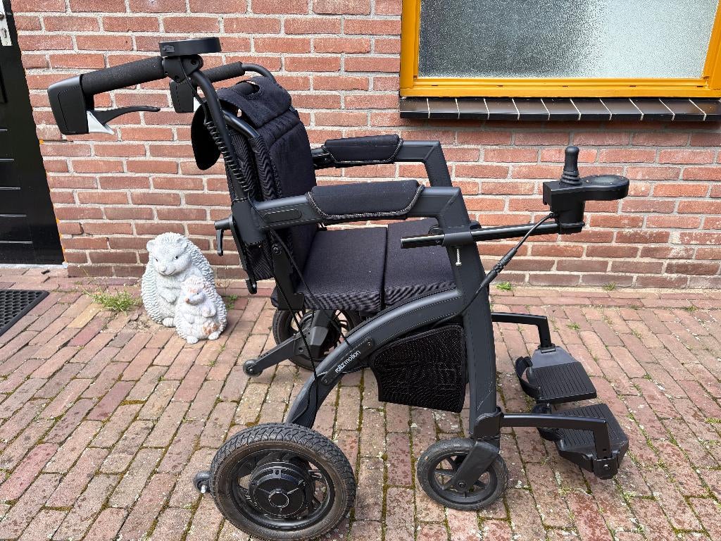 Electrische rolstoel met joystick, Rollz motion electric, Ophalen, Inklapbaar, Zo goed als nieuw, Elektrische rolstoel