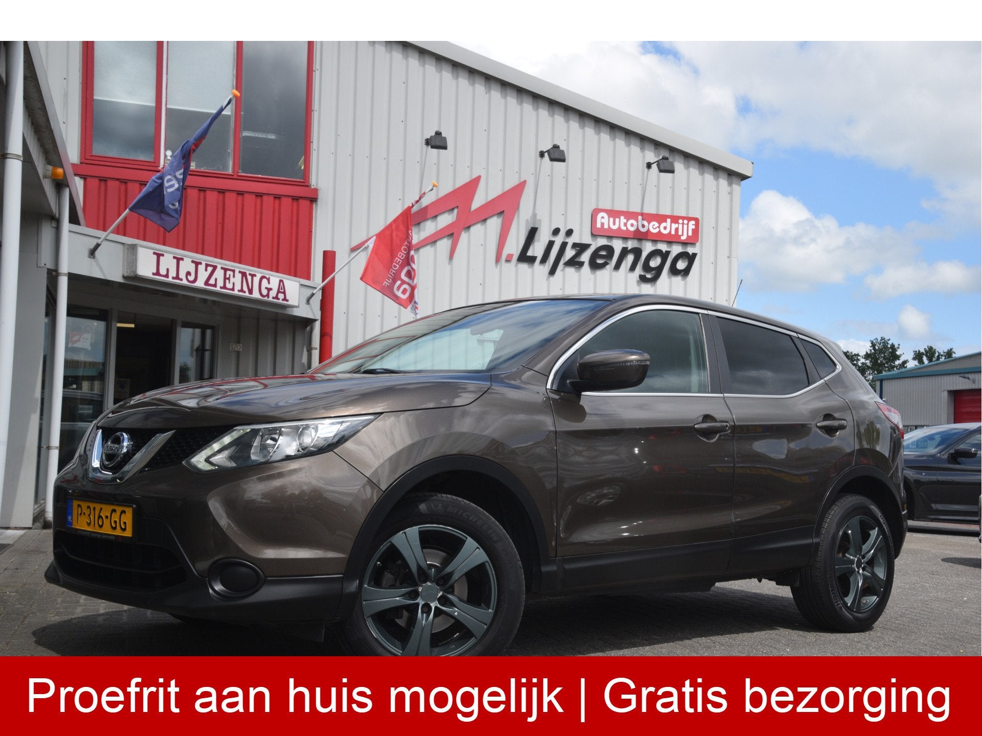 Nissan QASHQAI 1.2 Premier Edition Navi | Keyless | LMV | Cr, Voorwielaandrijving, Euro 5, Stof, Gebruikt