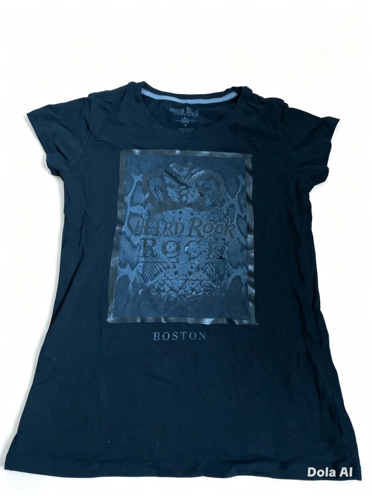Hard Rock Cafe Boston T-shirt Zwart Maat S, Ophalen, Zwart, Korte mouw, Maat 36 (S)
