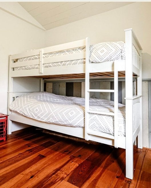 Stevig mooi stapelbed, Huis en Inrichting, Slaapkamer | Stapelbedden en Hoogslapers, Ophalen, 90 cm, Tweepersoons, Zo goed als nieuw