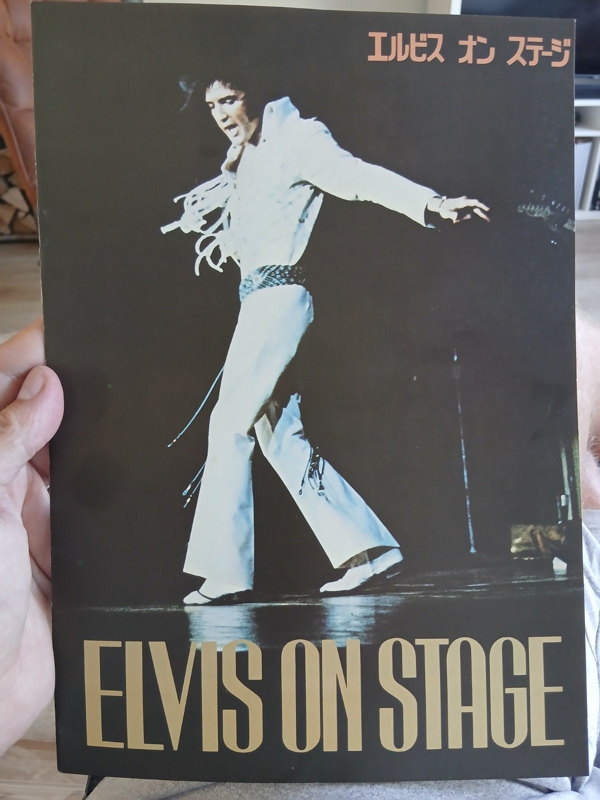 Elvis On Stage Boek - Japans cinema magazine, Verzamelen, Ophalen of Verzenden, Zo goed als nieuw