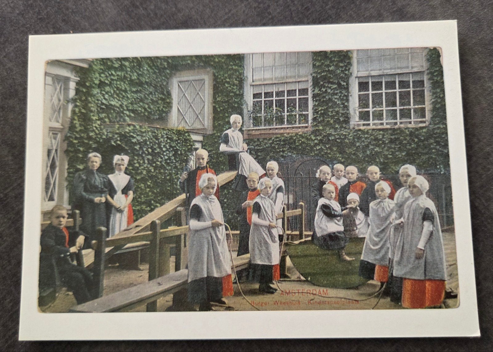 Kinderspeelplaats Burgerweeshuis 1904, Verzamelen, Verzenden, Voor 1920, Ongelopen, Noord-Holland