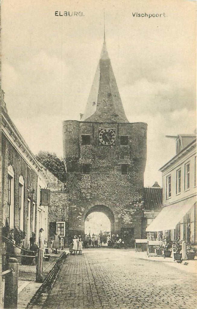 388-429-047 Elburg Vischpoort, Verzenden, Voor 1920, Gelderland