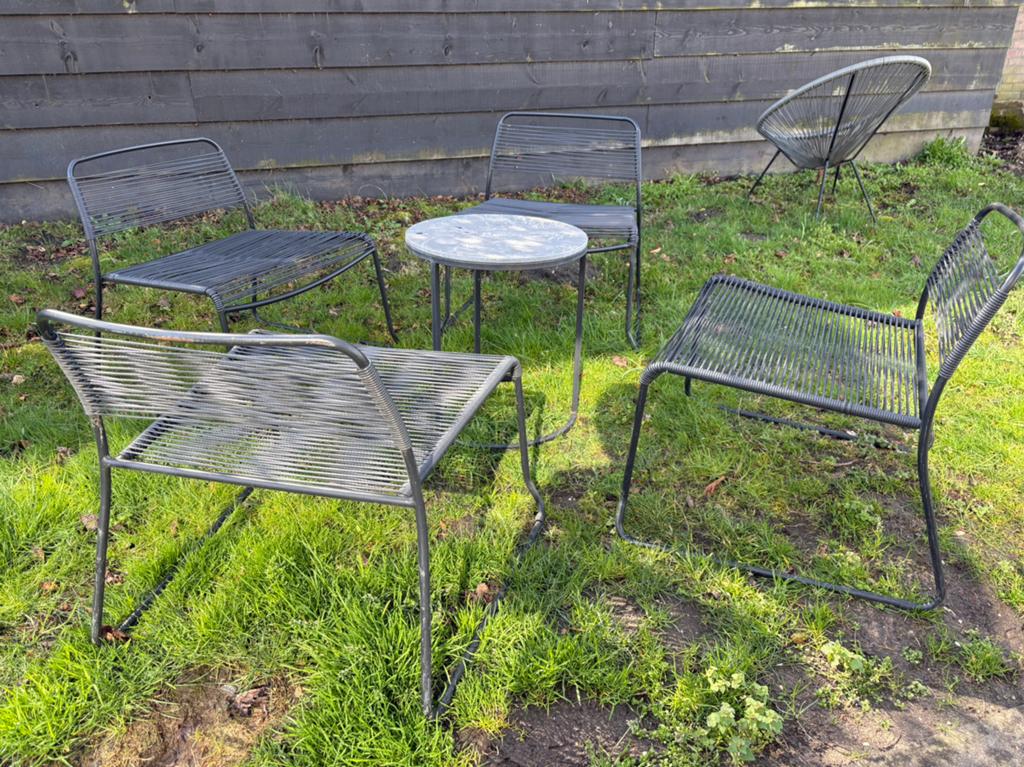 tuinset lounge, Tuin en Terras, Tuinsets en Loungesets, Ophalen, Zo goed als nieuw, Overige materialen, 2 zitplaatsen