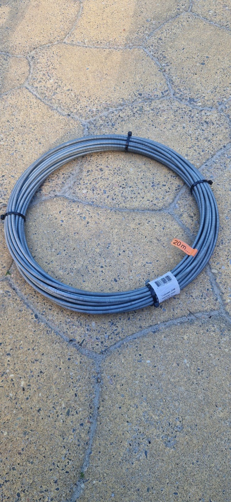 Trekveer 20M verzinkt staal - Kabel of Snoer, Ophalen of Verzenden, Nieuw, Overige merken, Kabel of Snoer