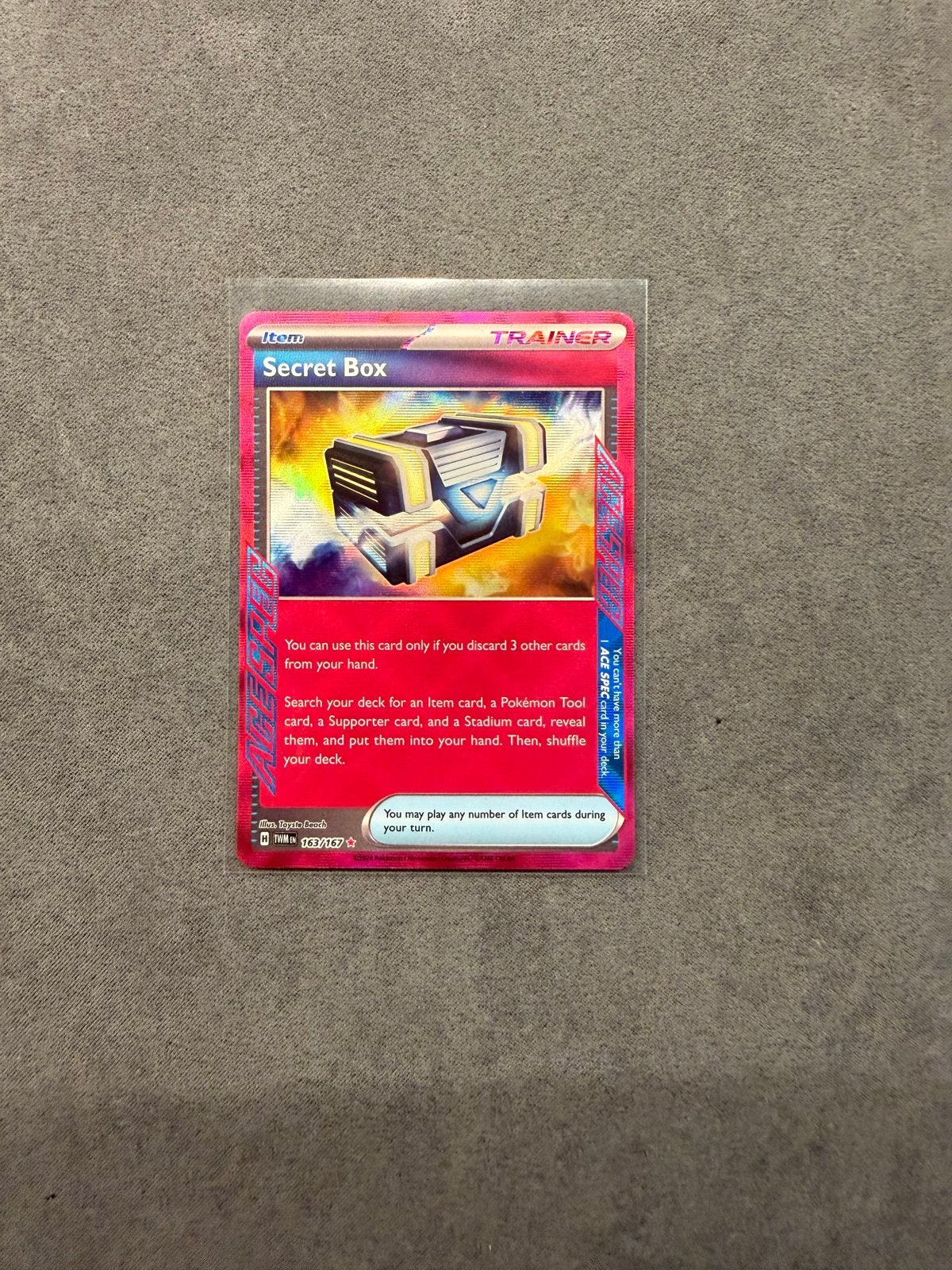 Pokémon TCG Secret Box Trainer Kaart (TWM 163/167), Ophalen, Zo goed als nieuw, Losse kaart