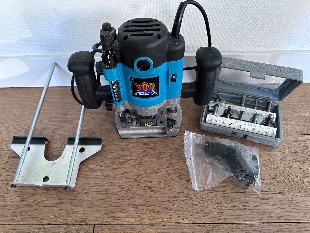 Topcraft bovenfrees TBF-1200 (230 V), Ophalen, Topcraft/FERM, Zo goed als nieuw, Bovenfrees