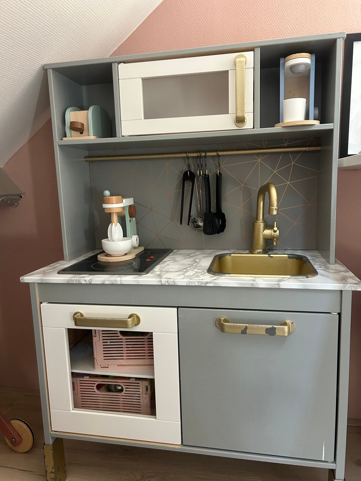 IKEA Speelkeuken met accessoires, Ophalen, Gebruikt, Hout, Speelkeuken