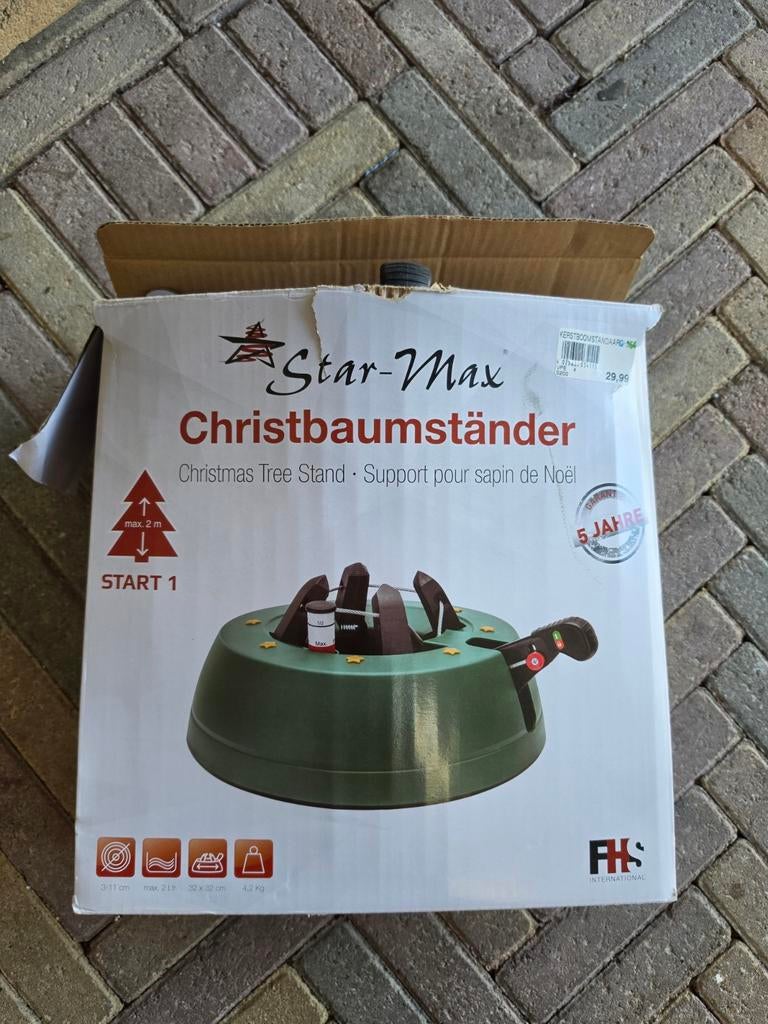 Kerstboom standaard. 1 keer gebruikt., Ophalen, Zo goed als nieuw