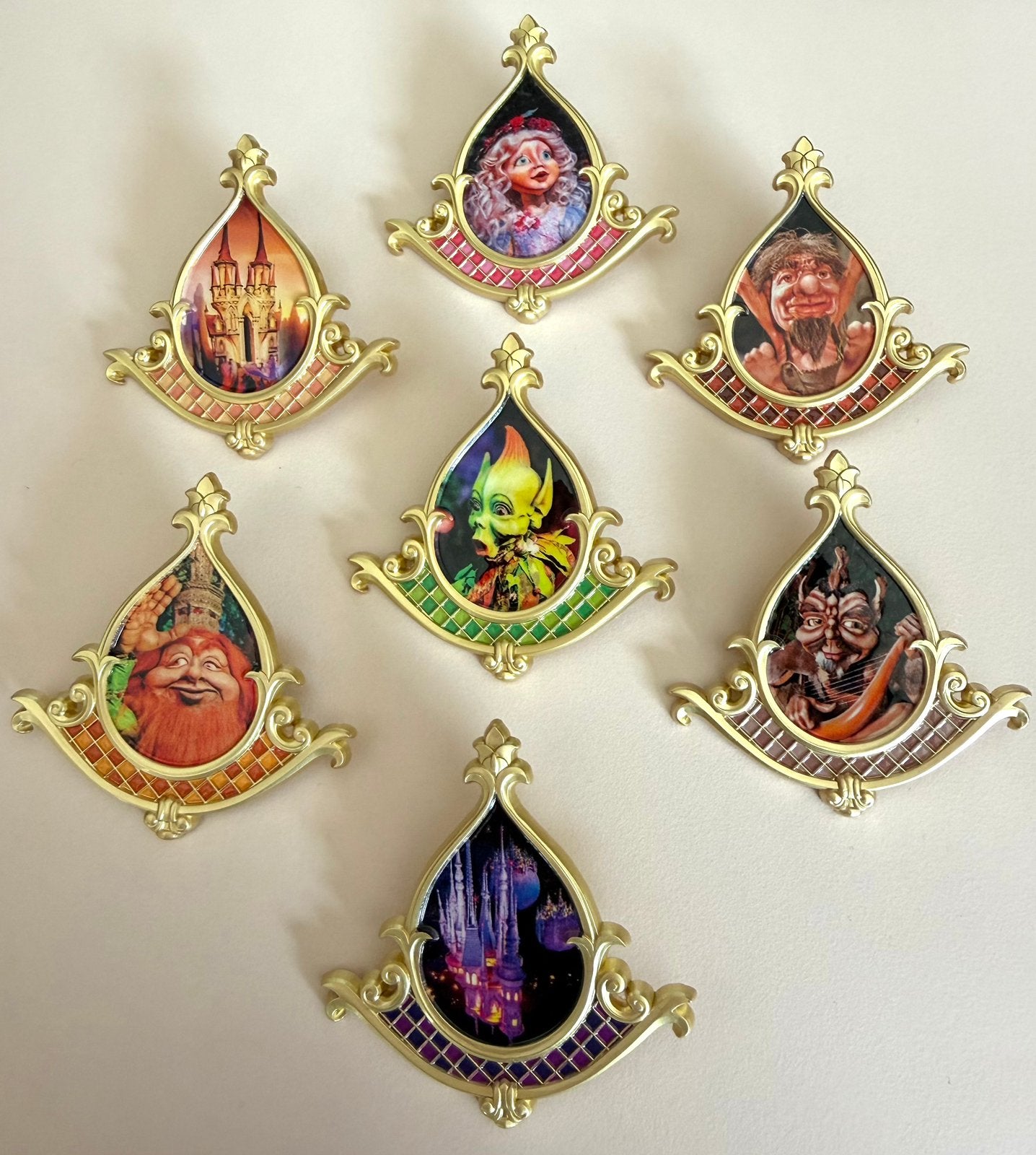 Efteling pin parade droomvlucht blind bags serie compleet, Ophalen of Verzenden, Nieuw, Button of Speldje