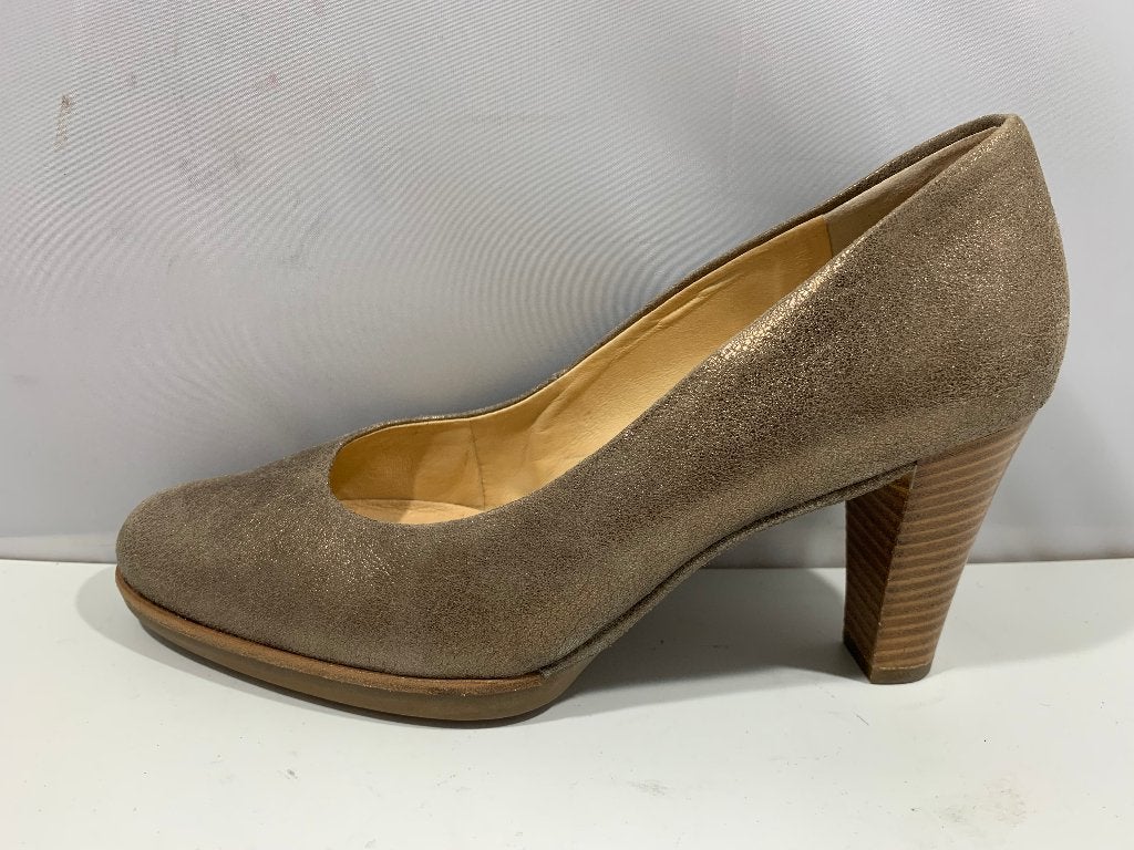Paul green, maat 37.5 Elegante zilveren klassieke pumps, Overige kleuren, Verzenden, Zo goed als nieuw, Paul Green