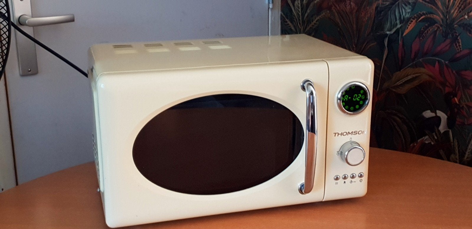 Thomson magnetron, Retro look, vintage '50s stijl, Witgoed en Apparatuur, Gebruikt, Ophalen of Verzenden, Magnetron, Draaiplateau