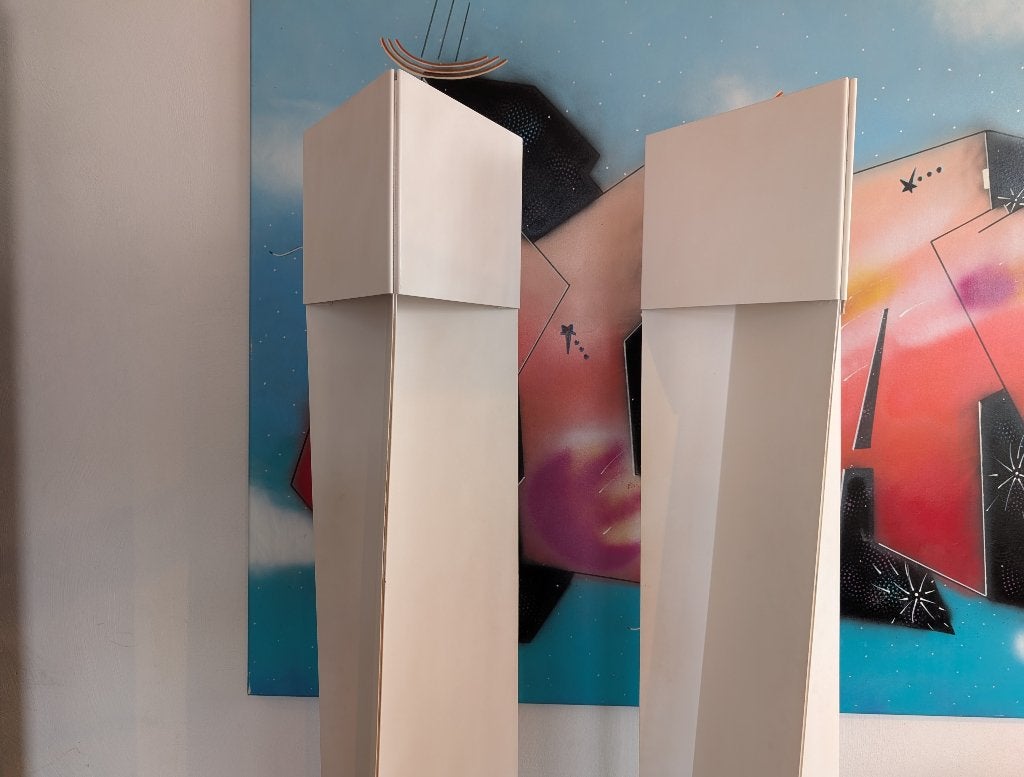 2x Design vloerlamp Slack 1 + Work lamp - Mart van Schijndel, Ophalen, Gebruikt, Overige fittingen, Dutch Design