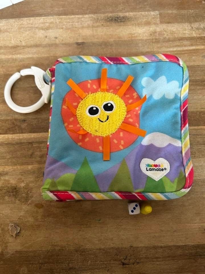 Lamaze Dieren Ontdekkingsboekje stoffen babyboekje, Ophalen of Verzenden, Zo goed als nieuw, Overige typen