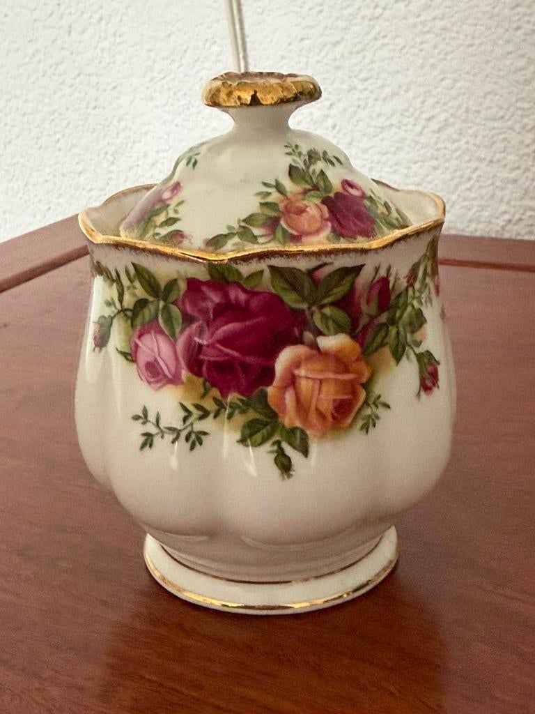 Royal Albert jampot, Antiek en Kunst, Ophalen of Verzenden