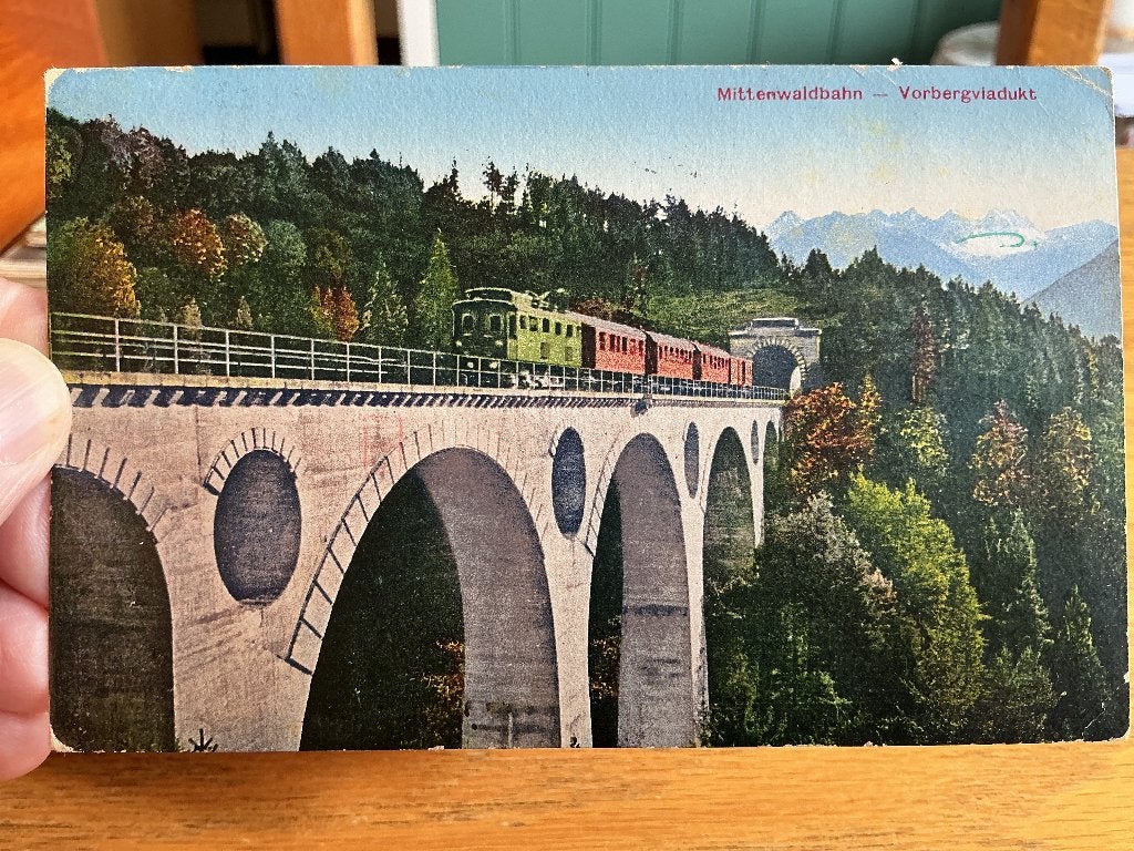 Mittenwaldbhan Duitsland, Verzenden, 1920 tot 1940, Gelopen, Voertuig