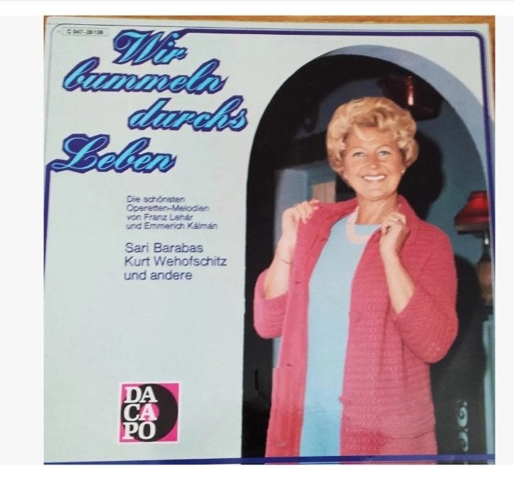 LP operette grammofoonplaat Vinyl Wir bummeln durchs Leben, Cd's en Dvd's, Vinyl | Klassiek, Ophalen of Verzenden, Gebruikt, 12 inch