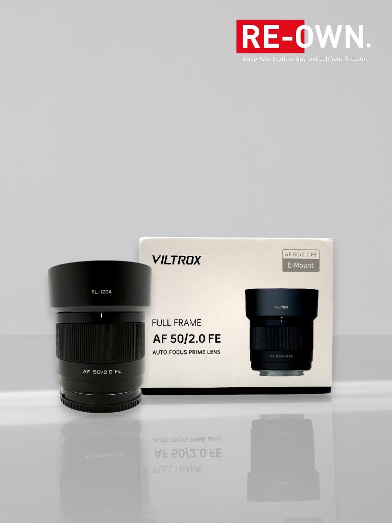Viltrox AF 50mm f/2 - Sony FE (nieuwstaat + doos + garantie), ., Zo goed als nieuw, Standaardlens, .
