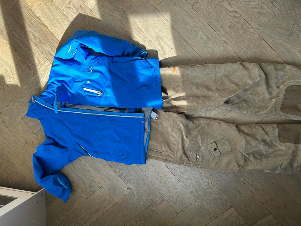 Heren Skipak Peak Performance, jas L, broek M, Kleding | Heren, Wintersportkleding, Ophalen of Verzenden, Zo goed als nieuw, Pak