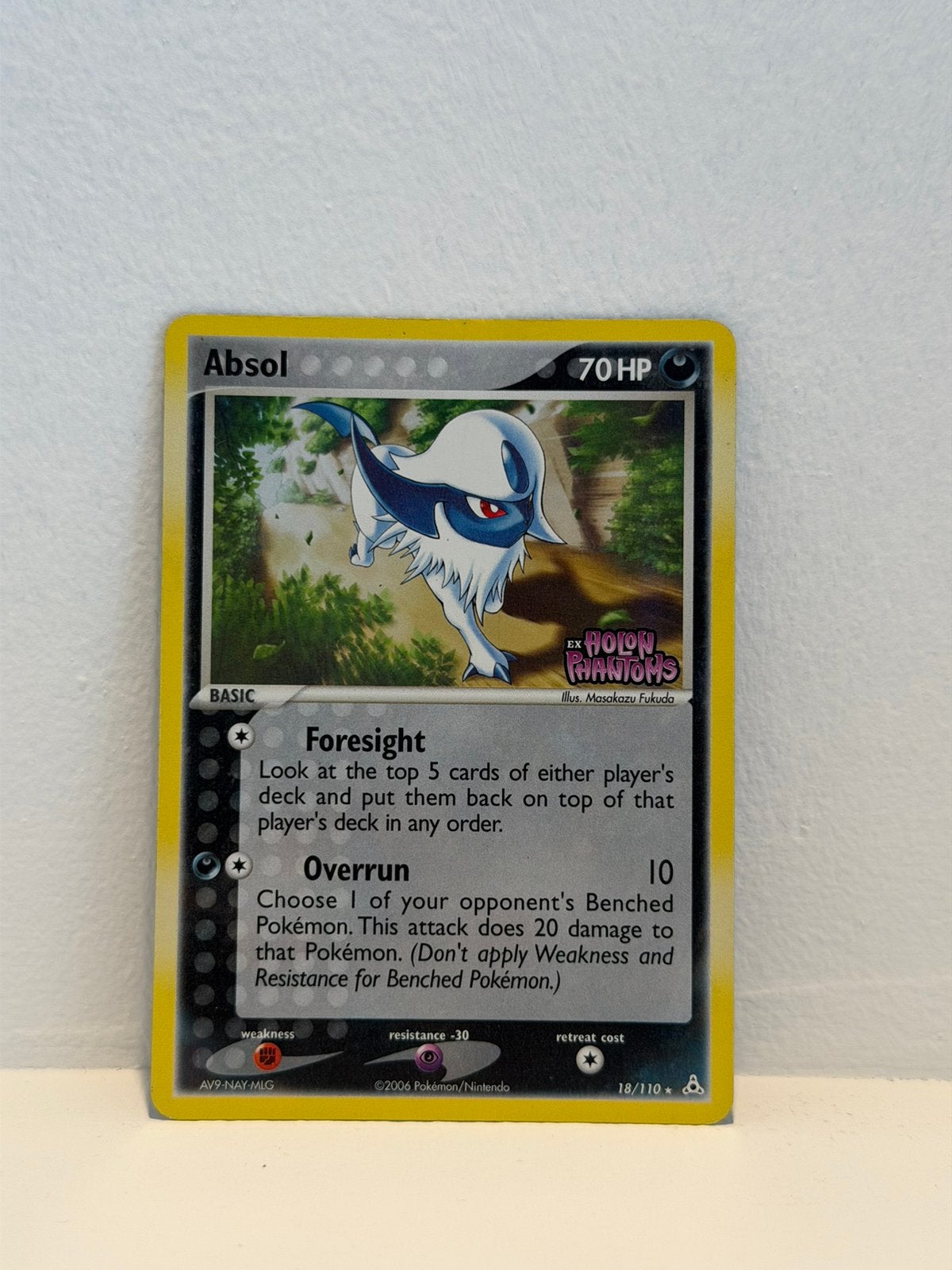 Absol Ex Holon Phantoms - 18/110 - Pokemon Kaart, Verzenden, Zo goed als nieuw