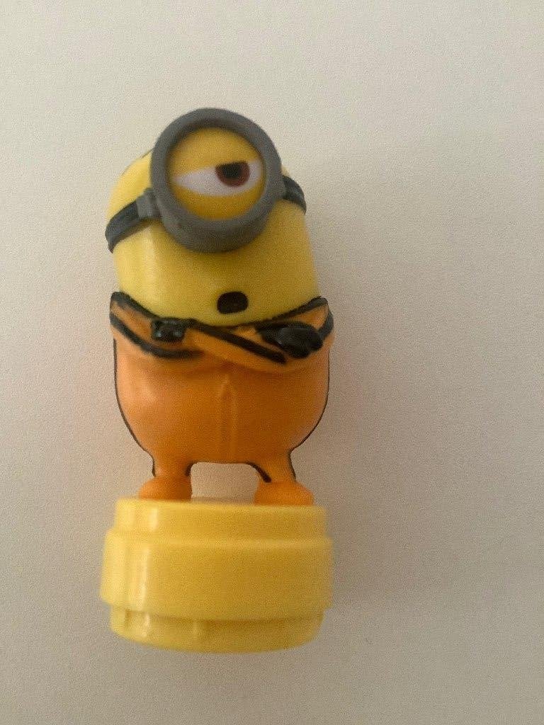 Minions figuur eenogig met bril en een oranje broek, Ophalen of Verzenden, Gebruikt