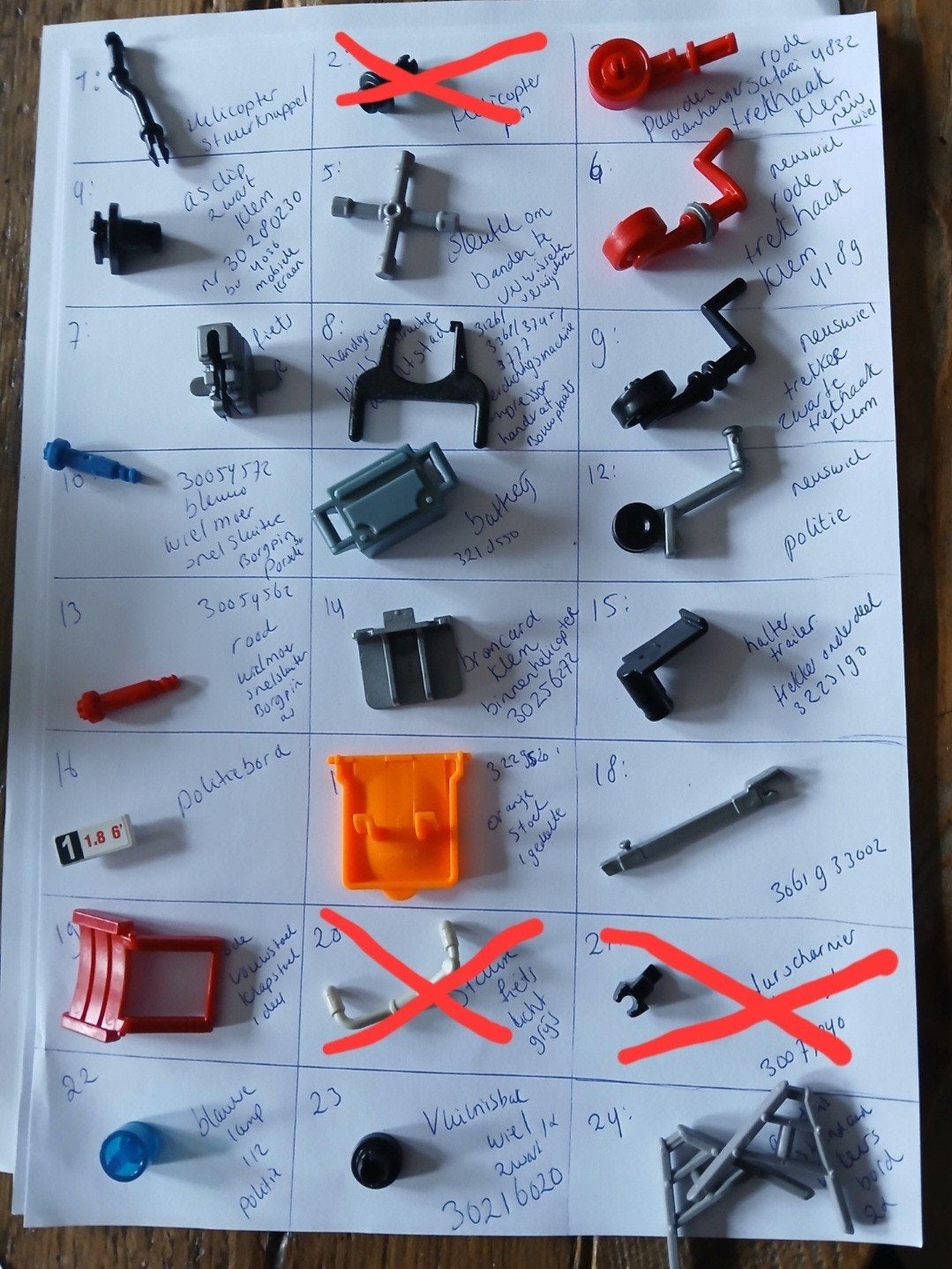 Playmobil losse onderdelen zie beschrijving, Ophalen of Verzenden, Zo goed als nieuw, Losse onderdelen