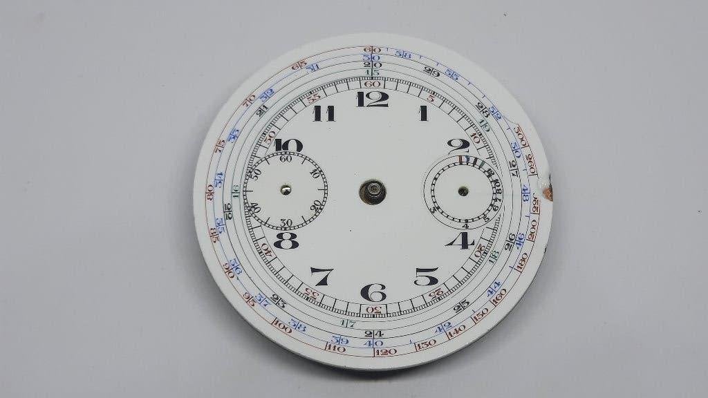 Vintage Minerva 19/9 Chronograaf Zakhorloge Uurwerk, Ophalen of Verzenden, Gebruikt