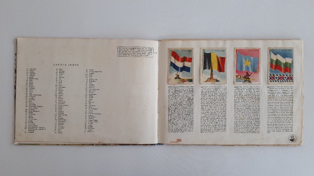 Boek VLAGGEN  -van alle landen-, Ophalen of Verzenden, 19e eeuw, Gelezen, Overige gebieden