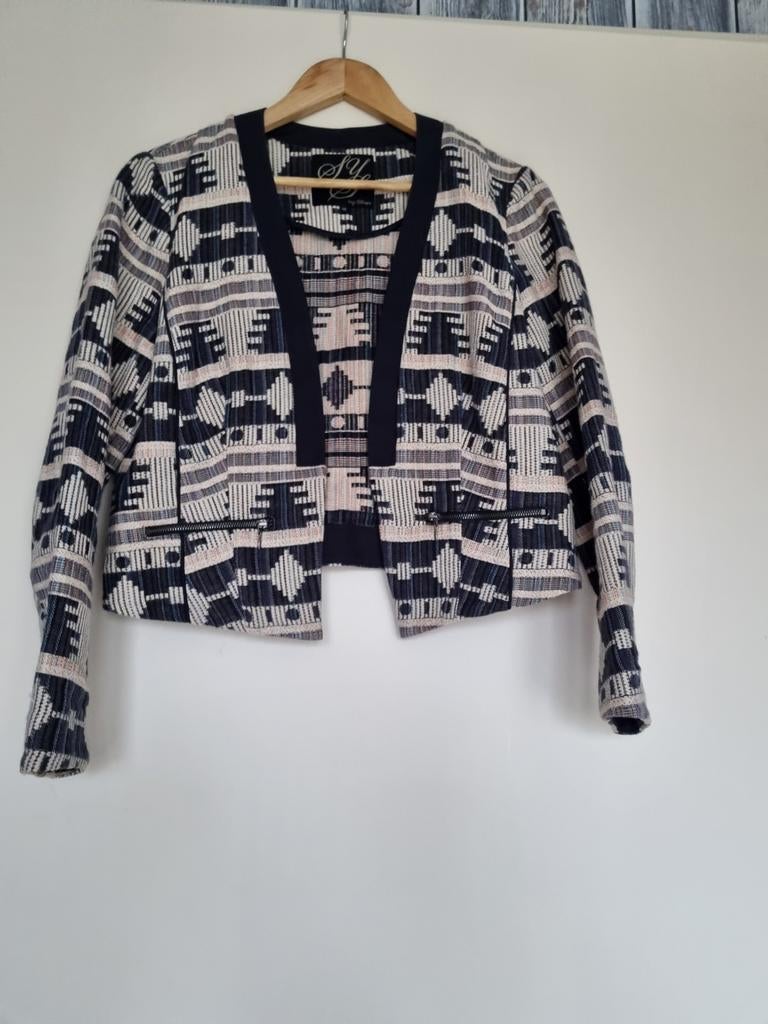 Kort leuk jasje van Steps, Maat 38/40 (M), Blauw, Ophalen of Verzenden, Zo goed als nieuw