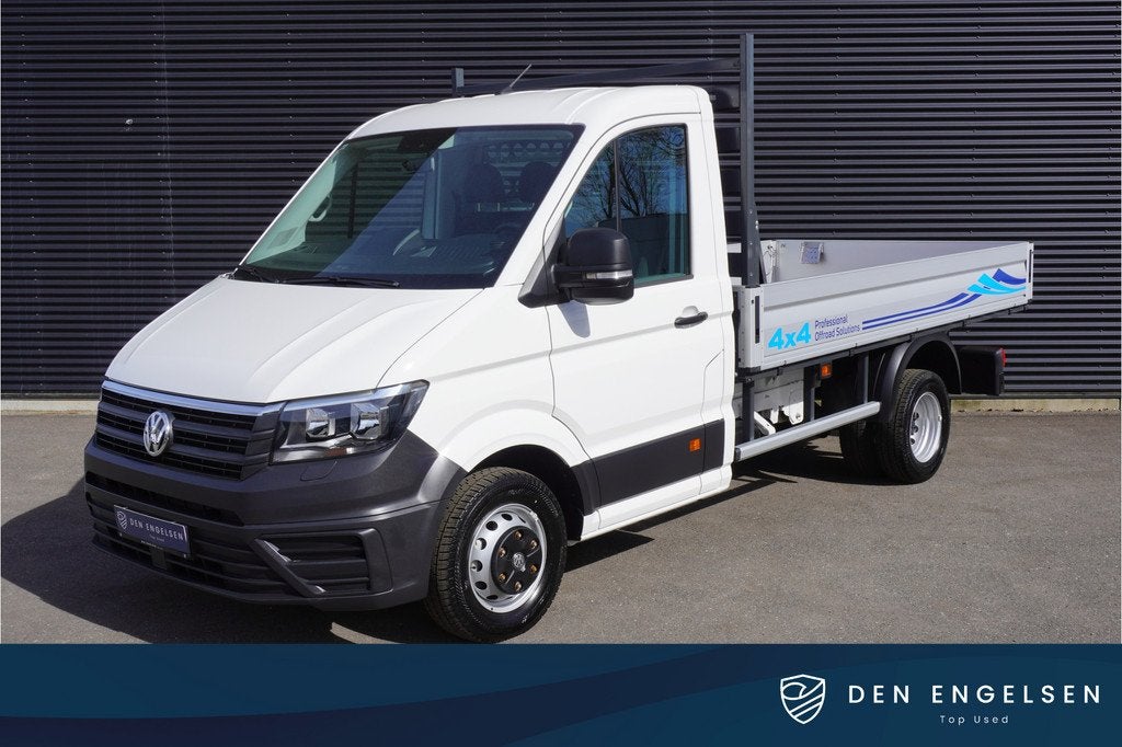 Volkswagen Crafter 180pk Dubbellucht 4x4 Oberaigner 4Motion, Gebruikt, 4 cilinders, Wit, Bedrijf