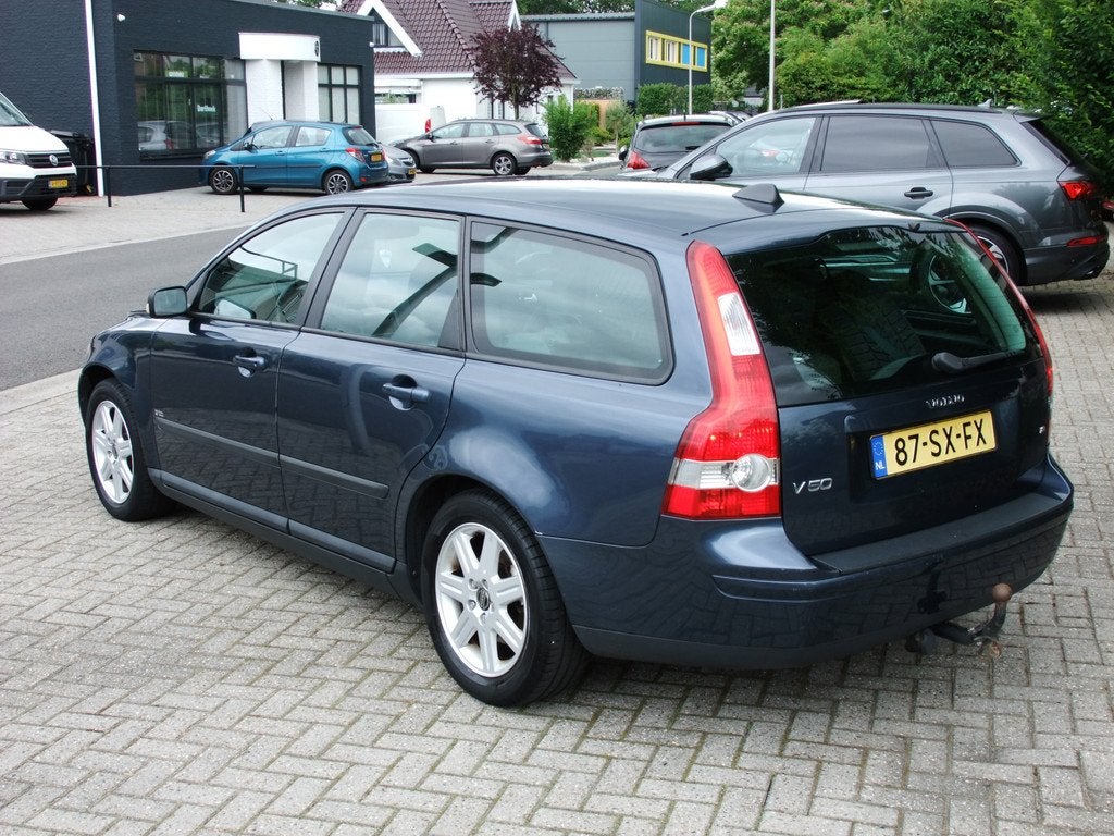 Volvo V50 1.8 Edition I Climate control , Cv , Cruise enz., Auto's, Volvo, Voorwielaandrijving, Stof, 4 cilinders, Blauw