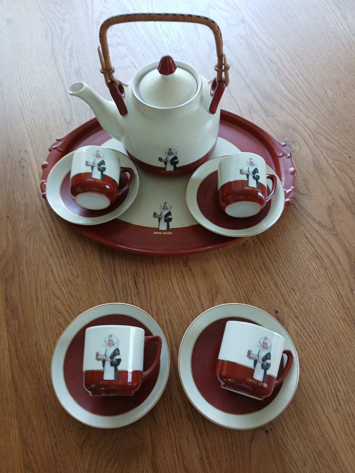 Art deco Droste porseleinen theeservies, Antiek en Kunst, Antiek | Porselein, Ophalen