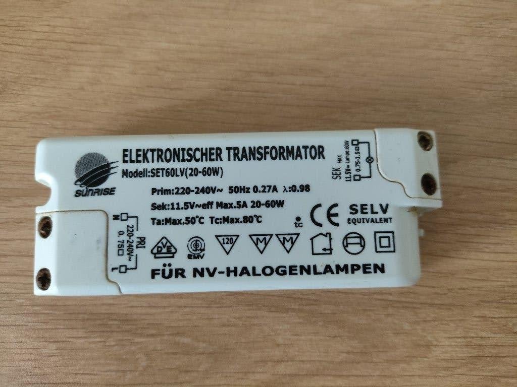 Trafo halogeenverlichting, Ophalen of Verzenden, Zo goed als nieuw