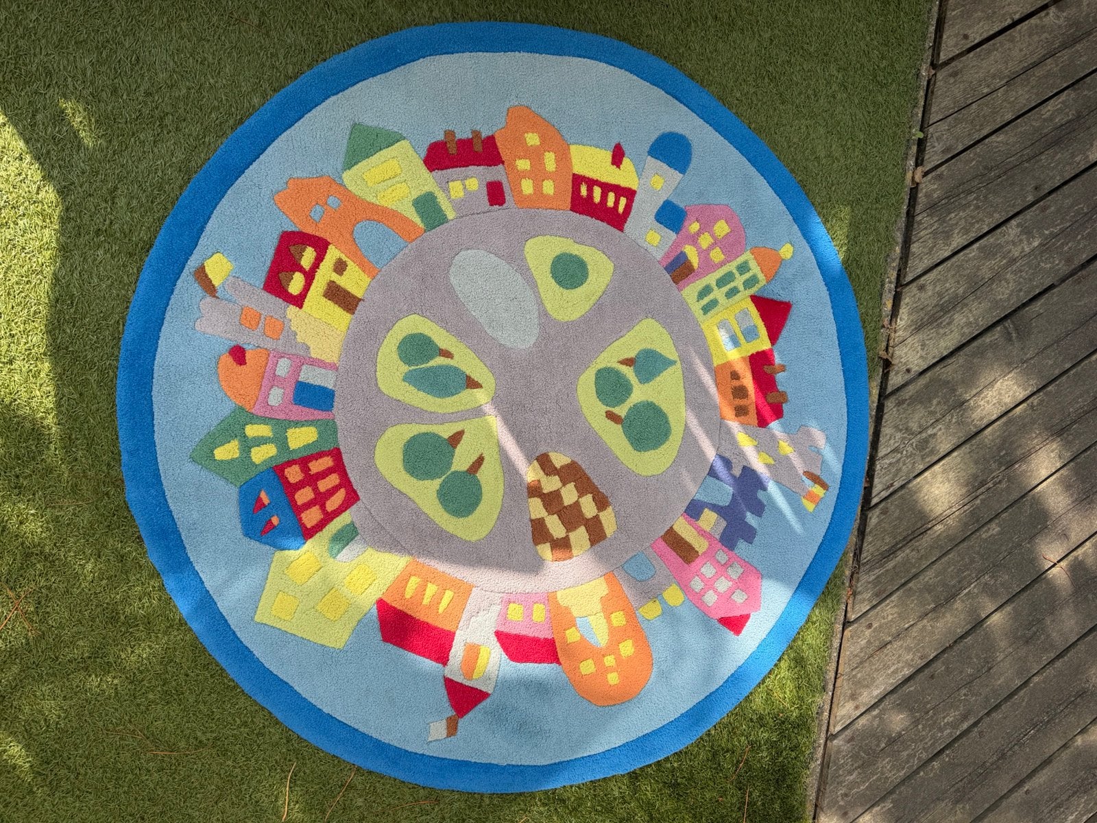 HABA Stadstapijt (diam. 120 cm), Ophalen of Verzenden, Zo goed als nieuw