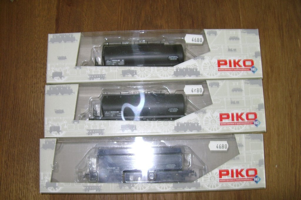 Piko H0 NAM Ketelwagens, Hobby en Vrije tijd, Gelijkstroom, Wagon, Zo goed als nieuw, Analoog