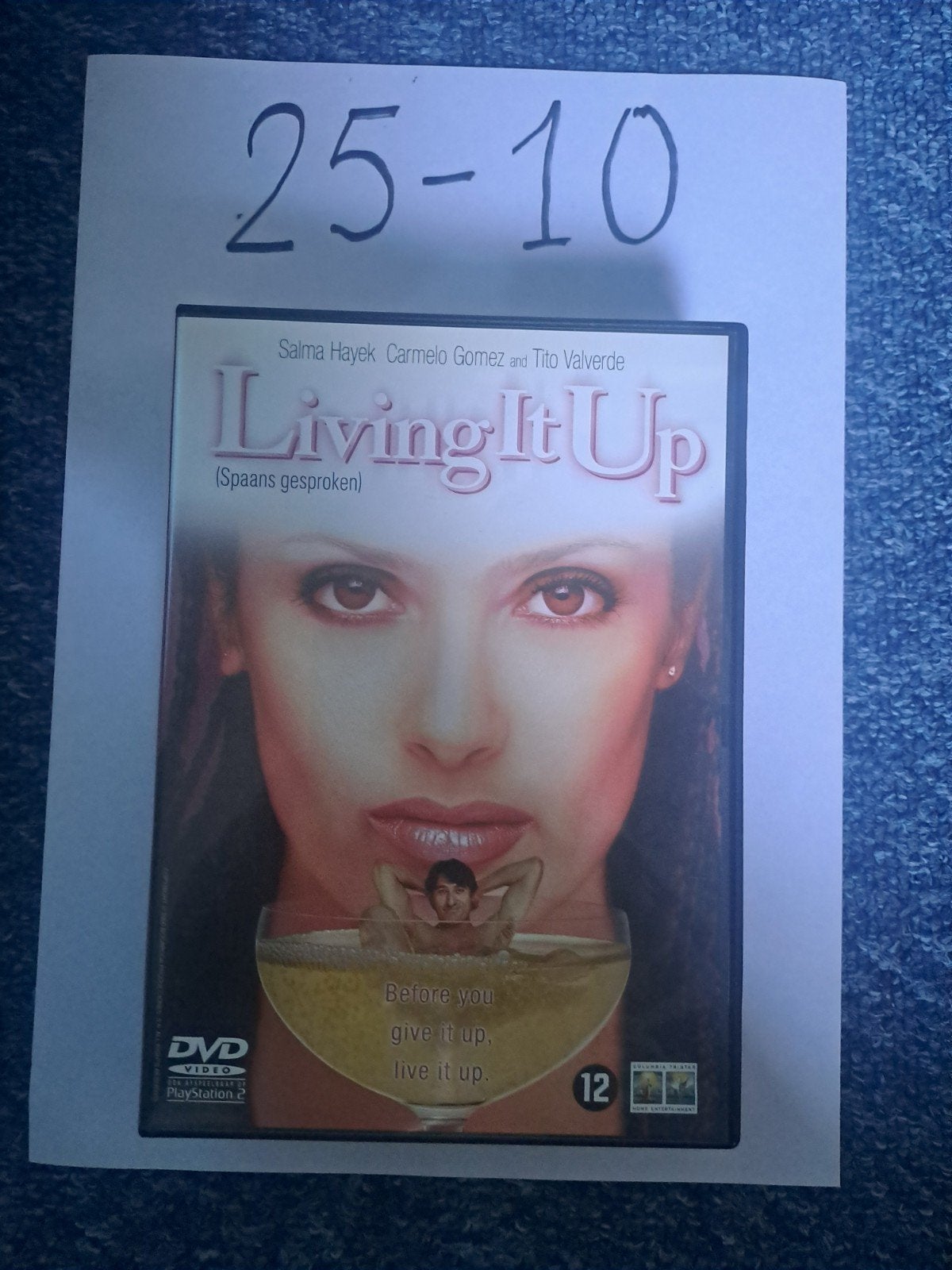Living It Up (Spaans gesproken) DVD - Salma Hayek, Romantische komedie, Spaans, Ophalen of Verzenden, Zo goed als nieuw