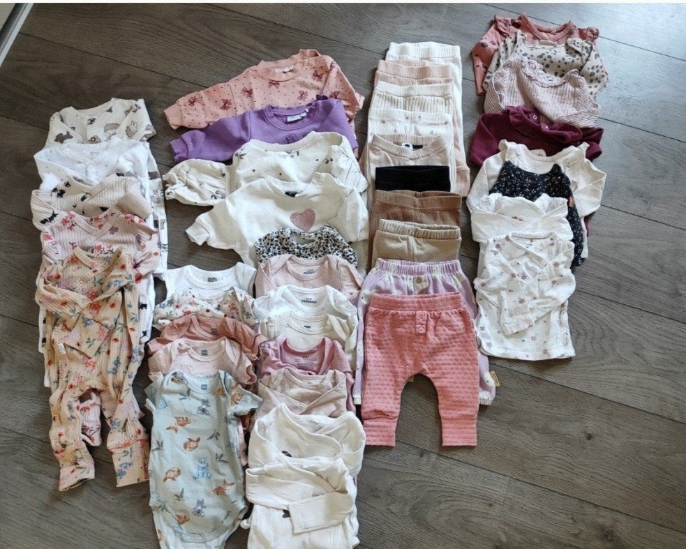 Grote kledingbundel voor baby meisjes - maat 50/56, Ophalen, Gebruikt, Diverse, Meisje