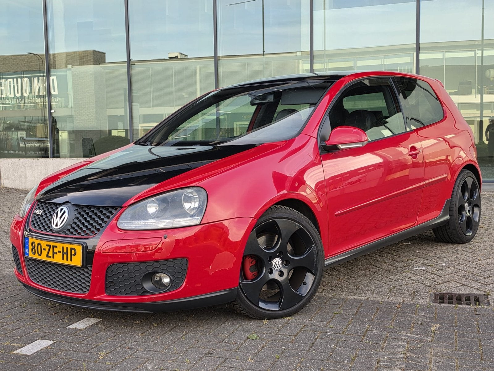 Volkswagen Golf 2.0 GTI ABT NL-auto NAP Carplay Leder, Zwart, Bedrijf, Handgeschakeld, Euro 4