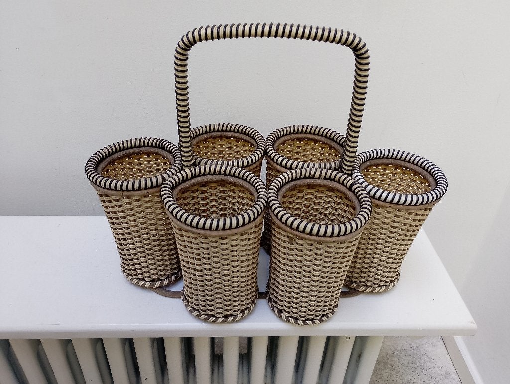 retro flessenrek, Ophalen of Verzenden, Huis en Inrichting
