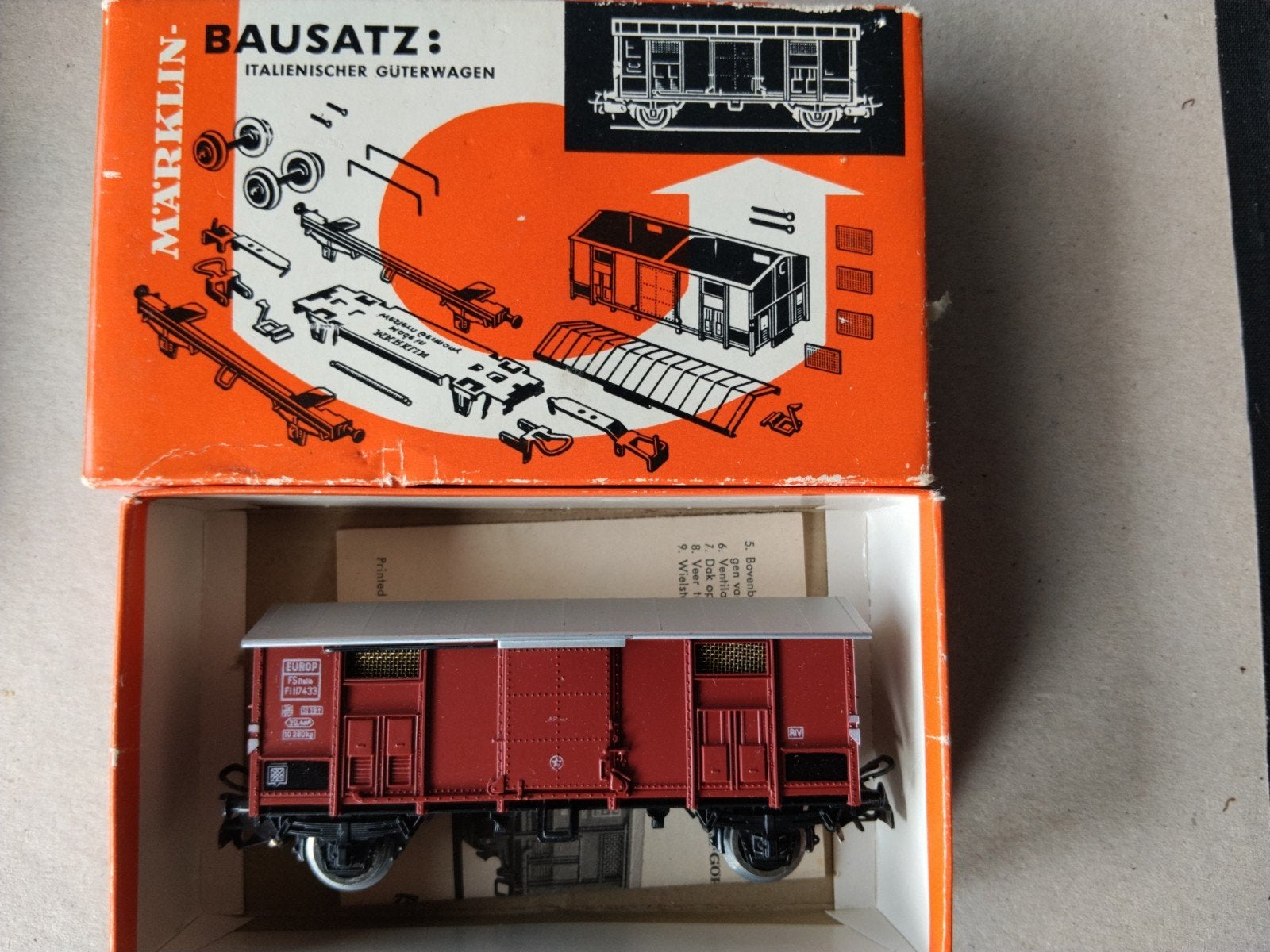 Märklin 4950 Italiaanse goederen wagon., Hobby en Vrije tijd, Modeltreinen | N-Spoor, Arnold, Gelijkstroom, Wagon, Ophalen of Verzenden