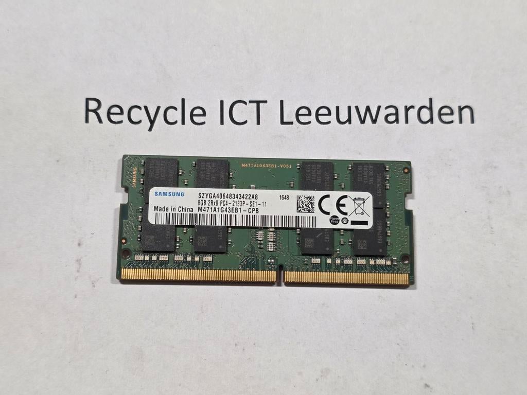 Samsung 8gb laptop ram geheugen ddr4 pc4 2133p, Gebruikt, DDR4, 8 GB, Ophalen of Verzenden