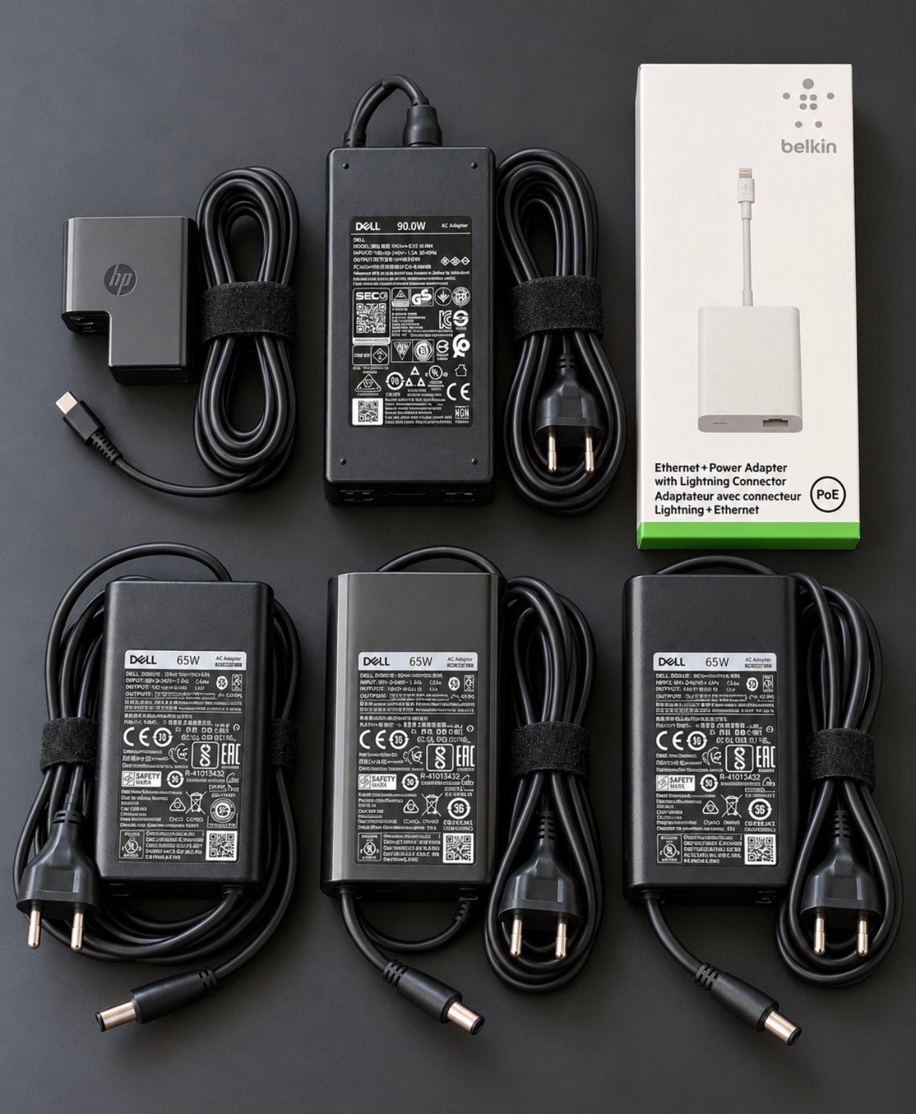 Nieuw originele HP, Dell en Belkin adapters/laders, Ophalen, Zo goed als nieuw