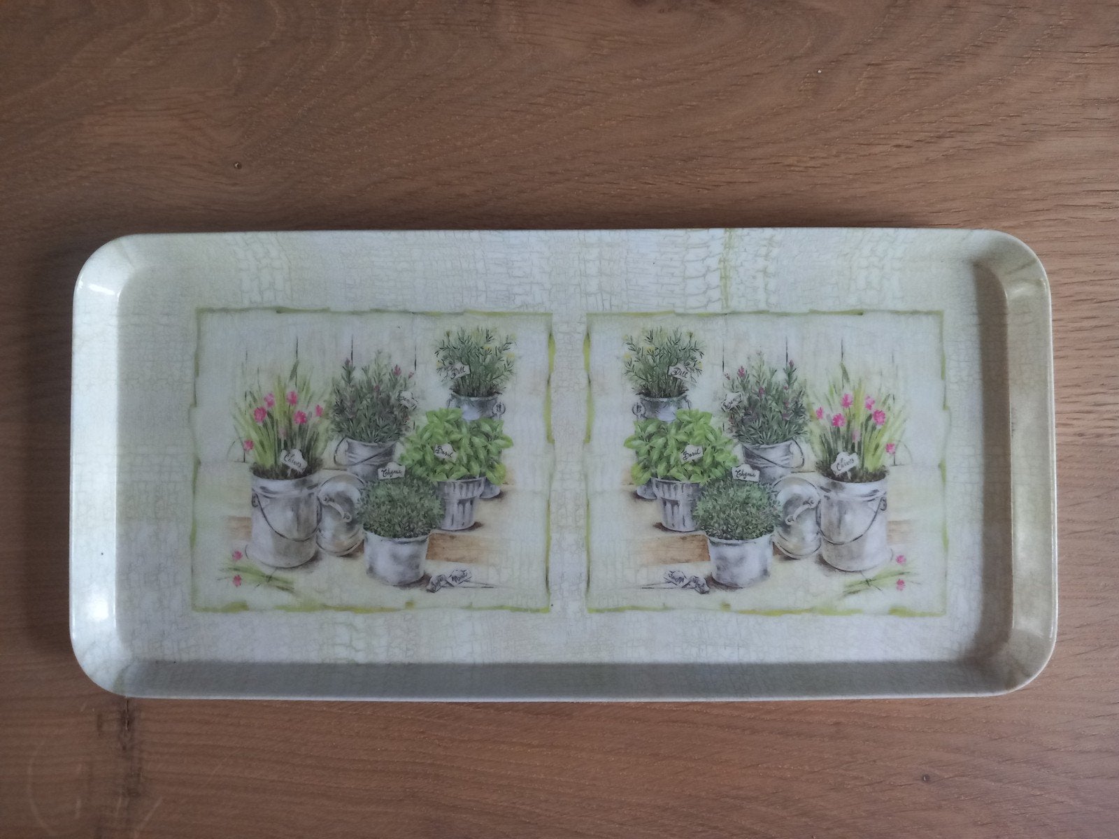 Dienblad, Kunststof, Afgeronde hoeken, Ophalen of Verzenden, Zo goed als nieuw