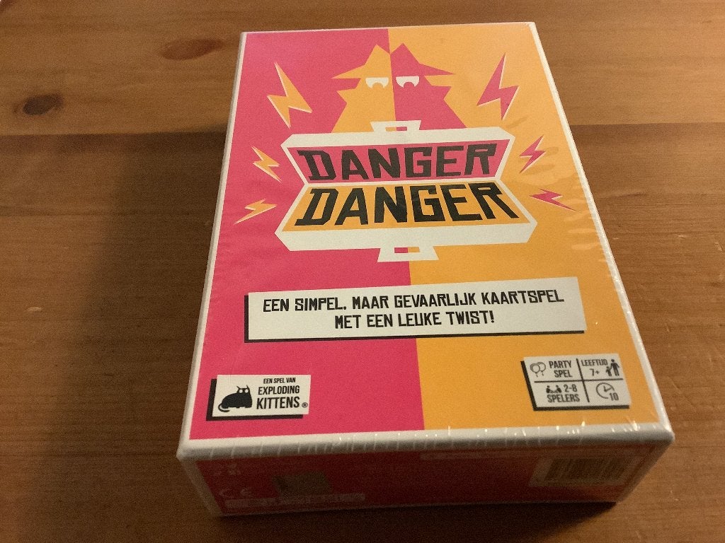 Danger Danger. Kaartspel van Exploding Kittens. Nieuw, Vijf spelers of meer, Ophalen of Verzenden, Nieuw, Exploding Kittens