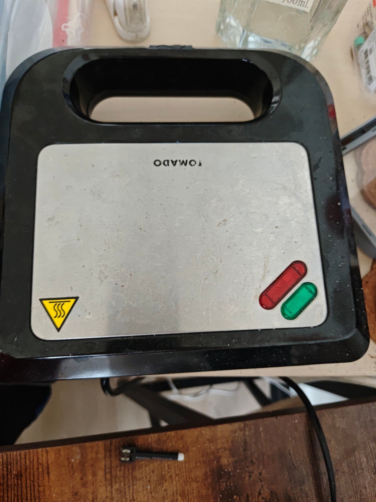 Tomado tosti-apparaat/grill - Zwart, Ophalen, Gebruikt
