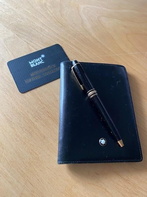 Montblanc etui en balpen Meisterstück Classique, Ophalen of Verzenden, Gebruikt, Balpen, Mont Blanc