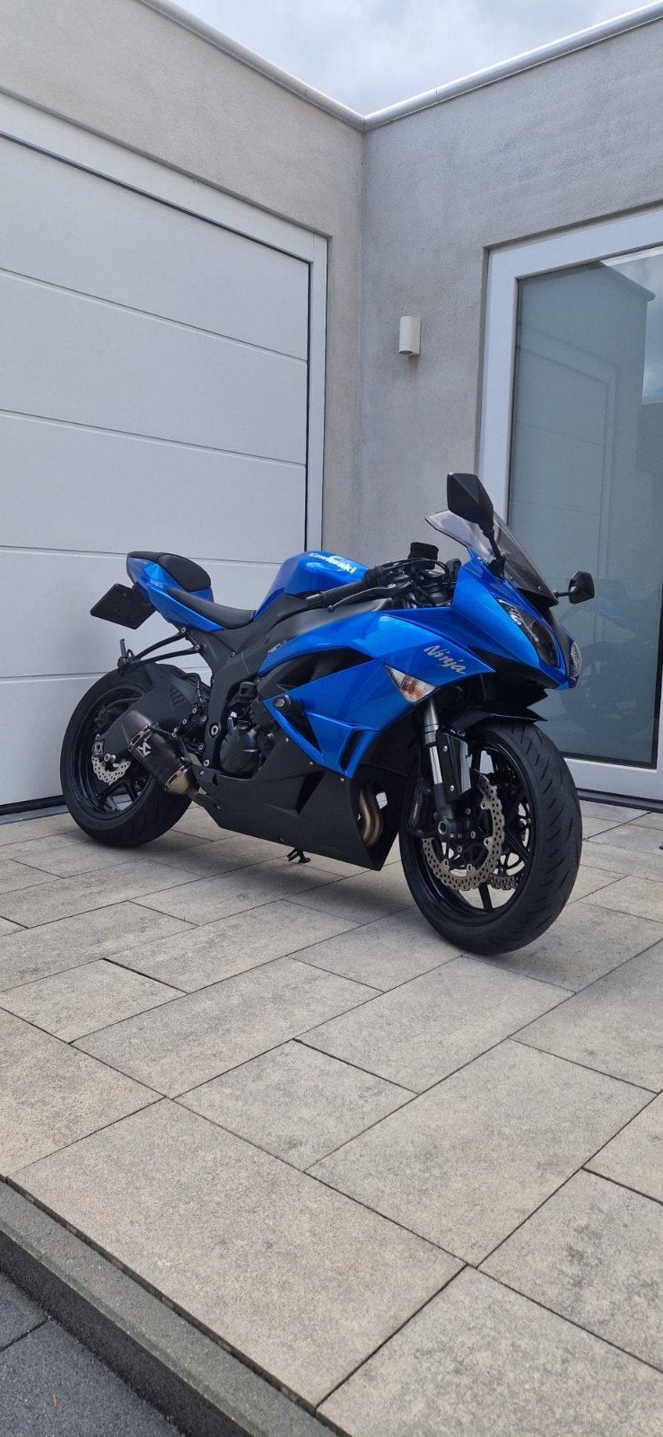 Kawasaki Ninja ZX-6R  Blauw - Inclusief originele onderdelen, Motoren, Sportuitlaat, 4 cilinders, Motorrijbewijs A, Gebruikt