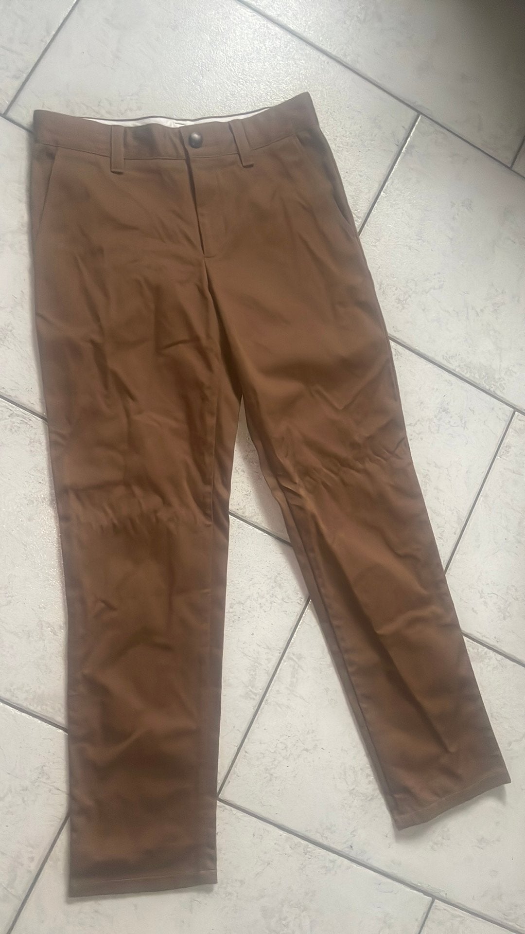 Burberry broek, Ophalen, Nieuw, Maat 46 (S) of kleiner, Bruin