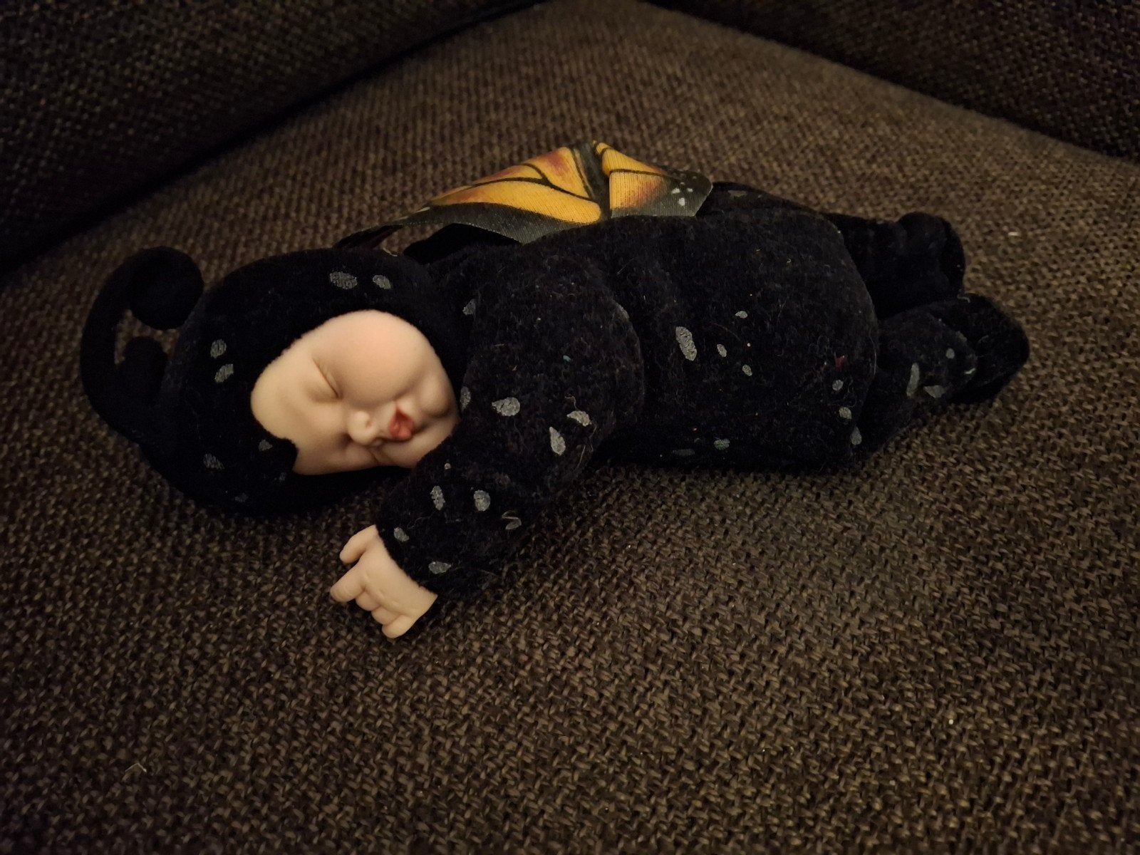 Anne Geddes baby vlinder zwart met gekleurde vleugels nieuw, Ophalen of Verzenden, Nieuw